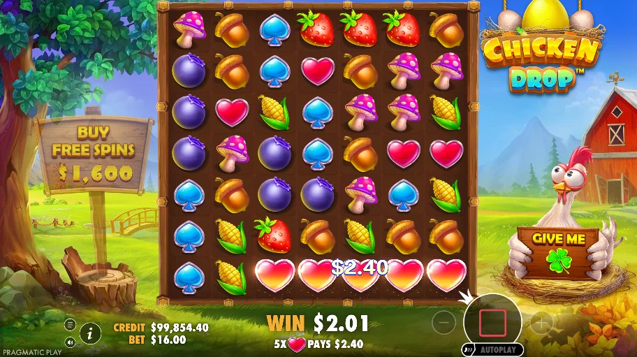 Casino Spill Chicken Drop