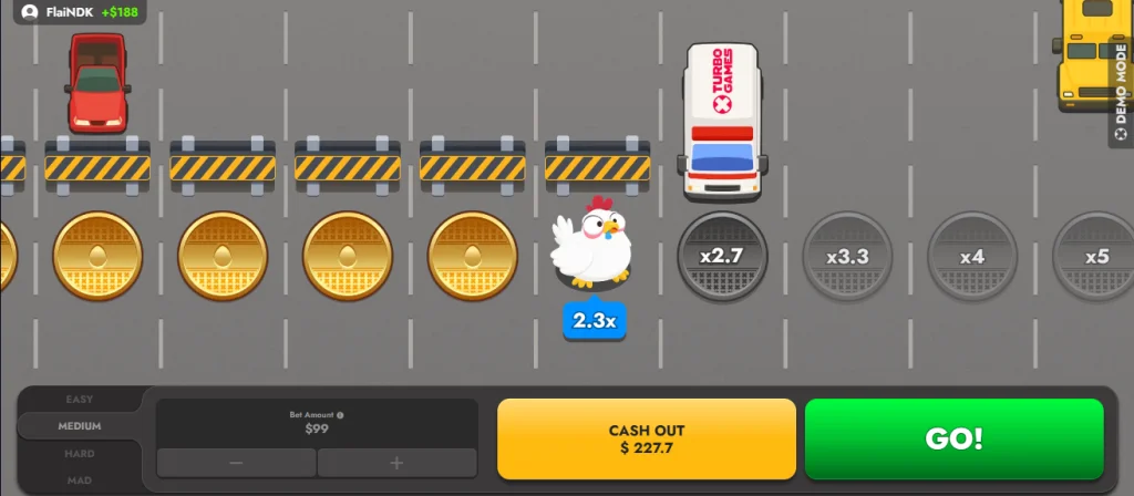 Casino Spill Chicken Route