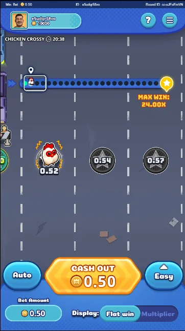 Chicken Crossy Demo Spill