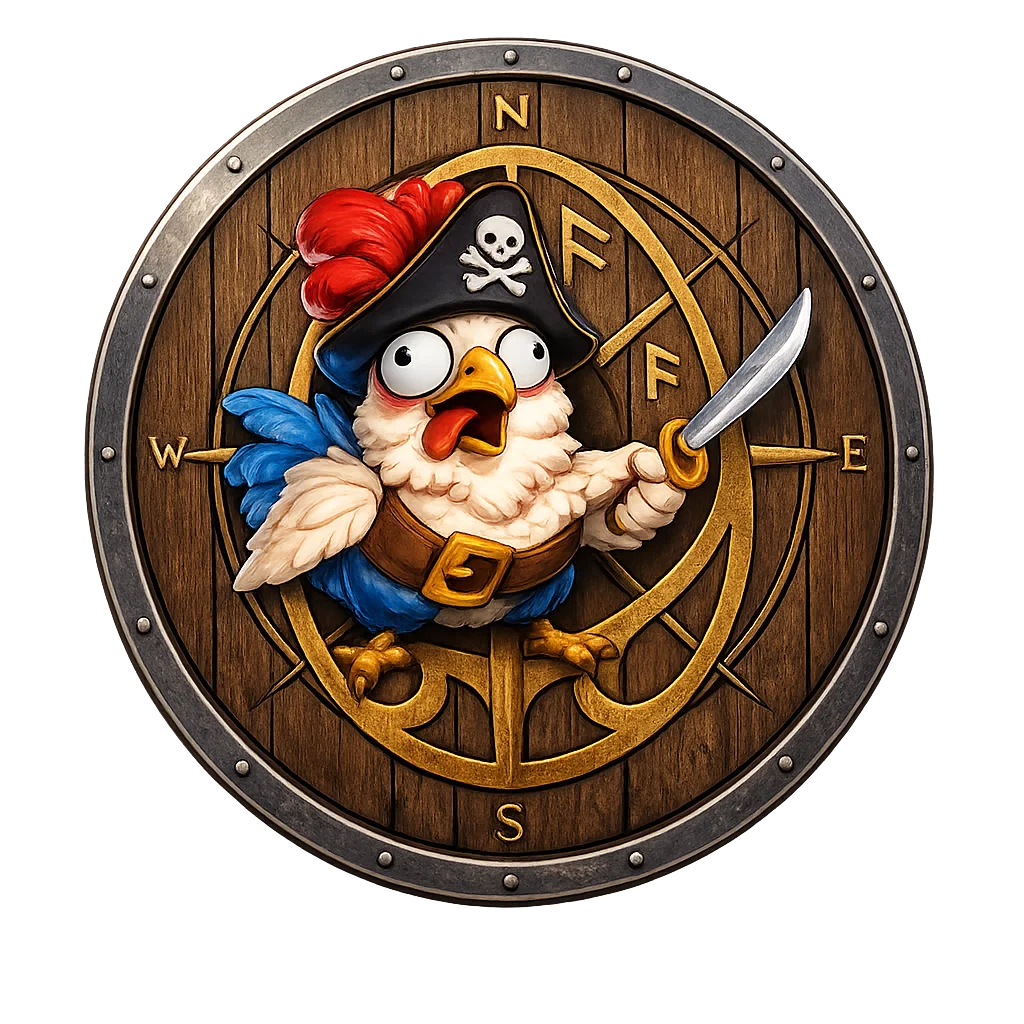 Chicken Pirate Logo