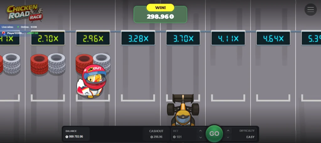 Chicken Road Race Demo Spill