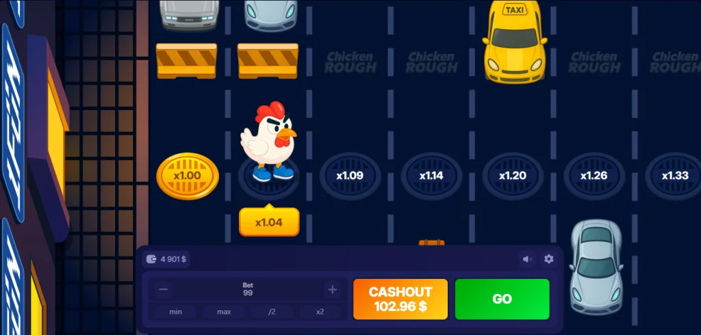 Chicken Rough casino spill
