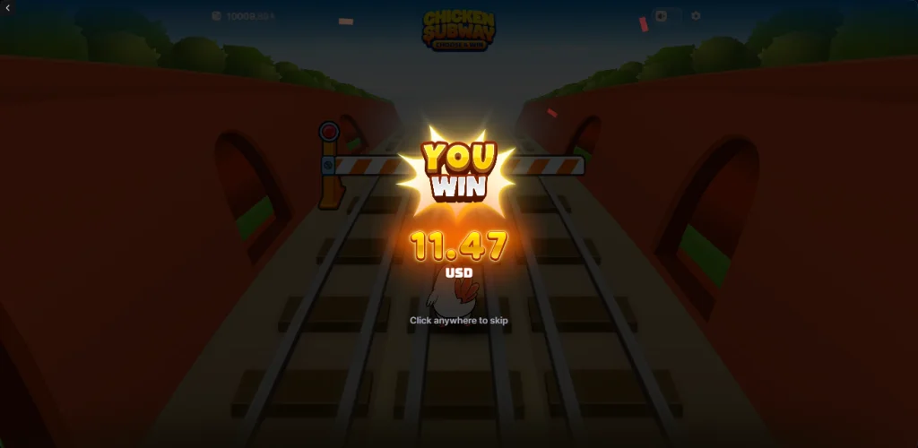 Chicken Subway Demo Spill