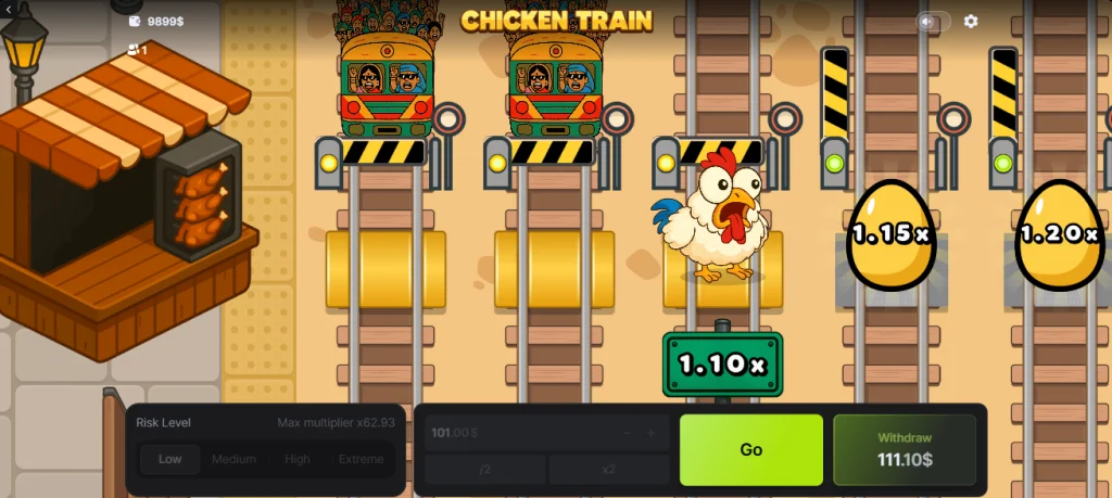 Chicken Train Casino Spill