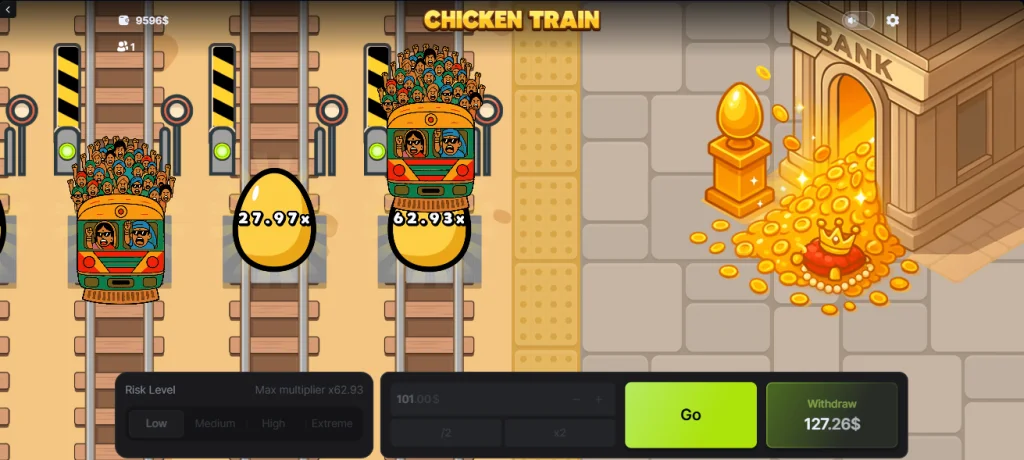 Chicken Train Spill