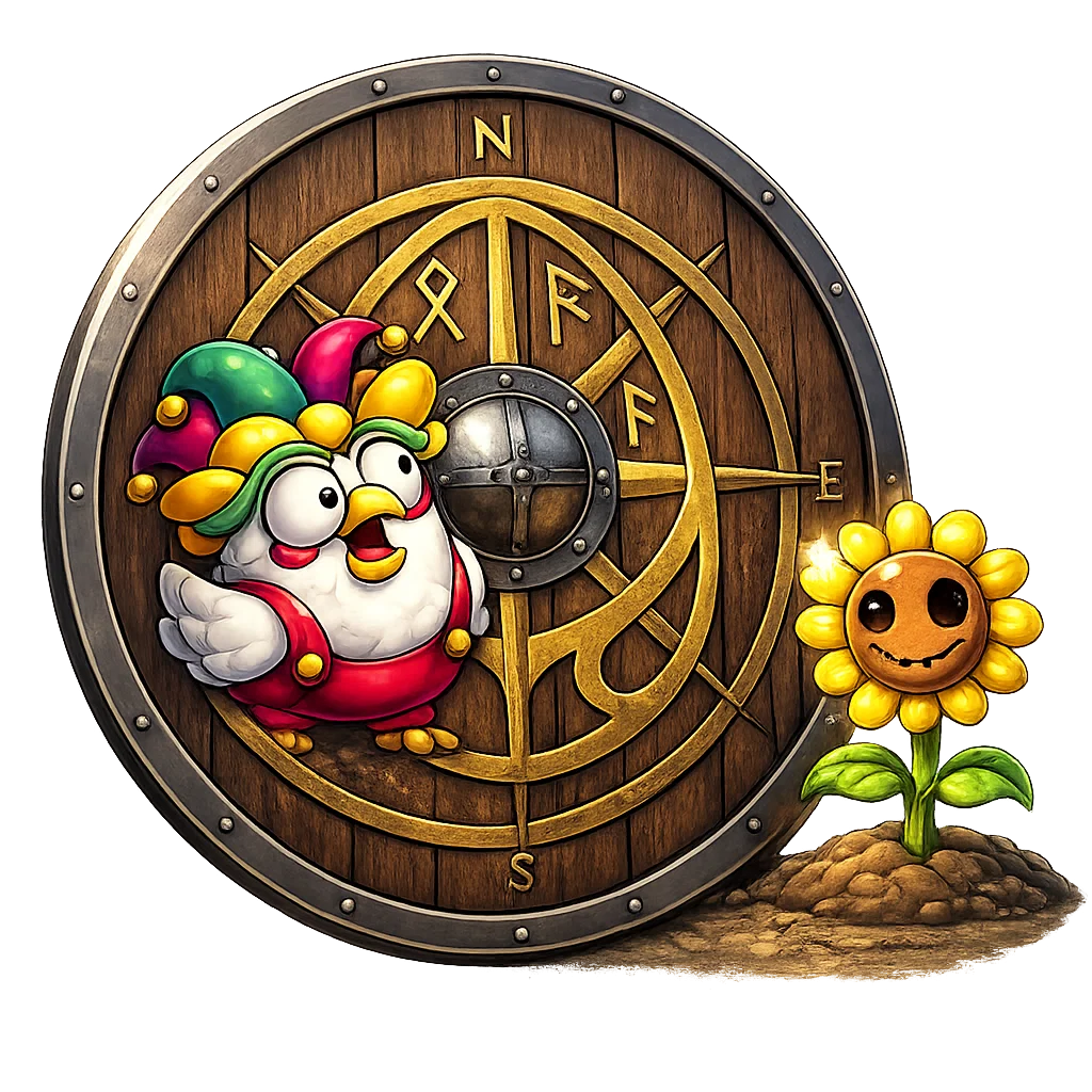 Chicken vs Zombies logo