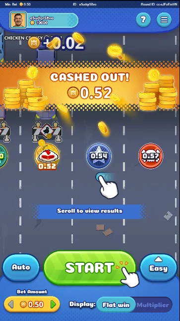 Demo Spill Chicken Crossy