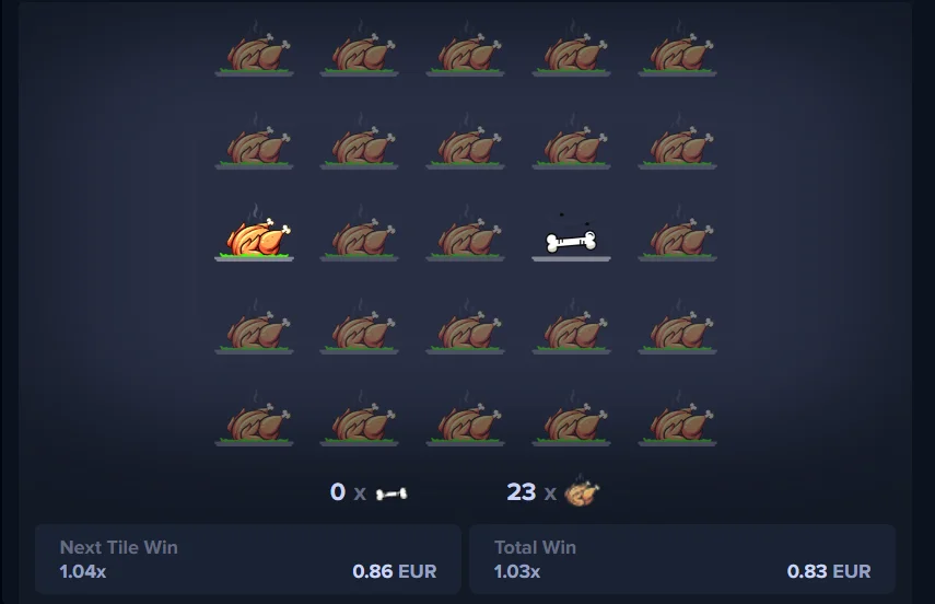 MyStake Chicken Casino Spill