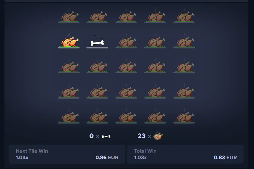 MyStake Chicken Demo Spill