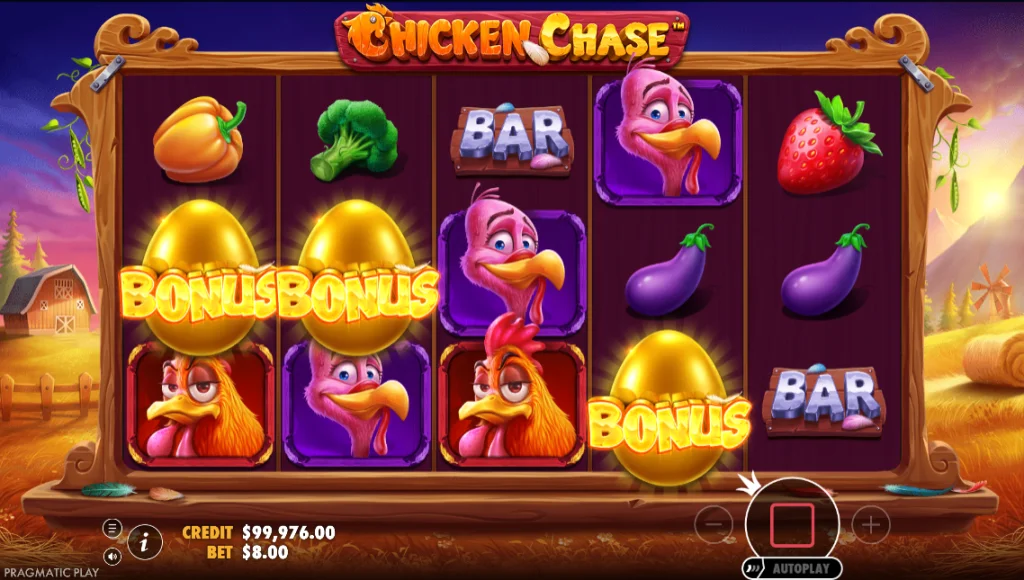 Spilleautomat Chicken Chase