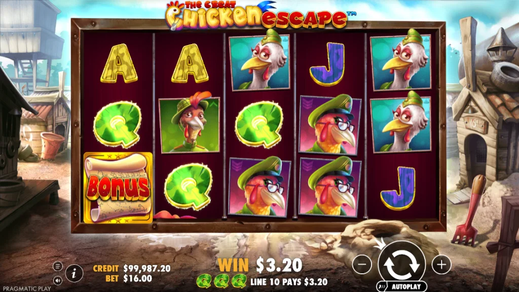 The Great Chicken Escape Spilleautomat