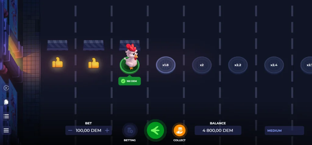 Uncrossable Rush Casino Spill